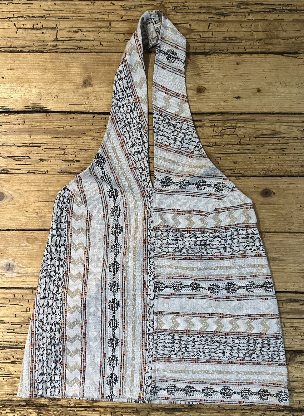 Anthropologie Women’s Multicolor Geometric Motif Halter Tank Size XS